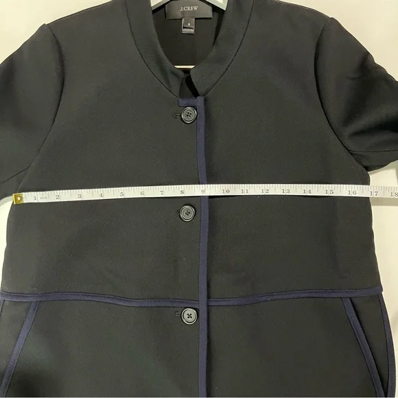 J CREW Tipped Twill Jacket Blazer B8544 Button Down - Picture 4 of 11